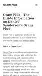Mobile Screenshot of oramplusdental.com